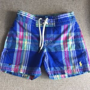 Boys Ralph Lauren swim trunks